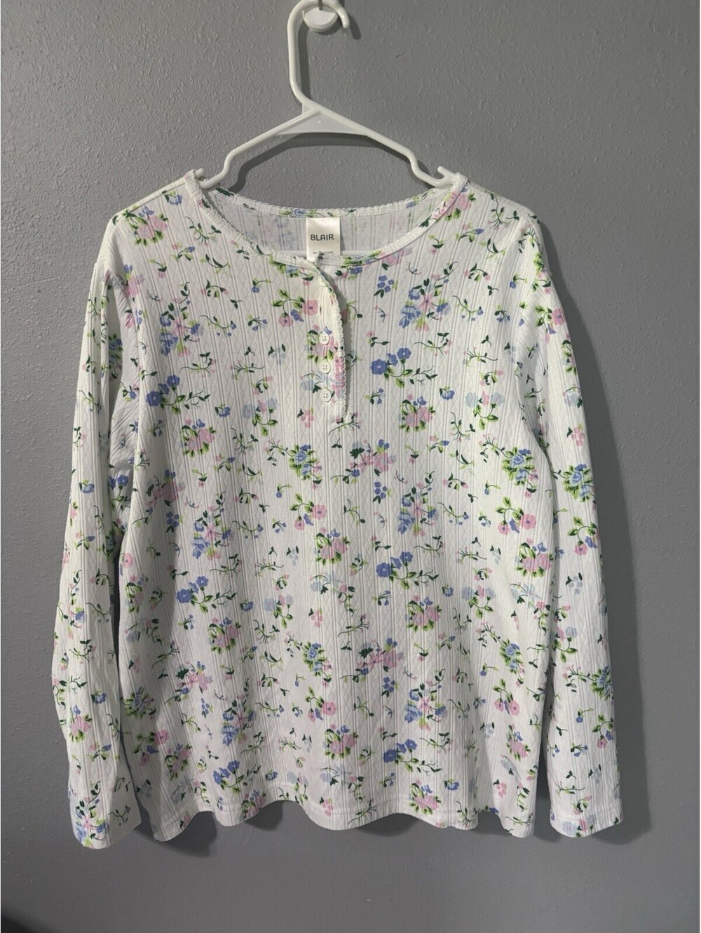 Blair Floral Thermal Top Size Large Perfect